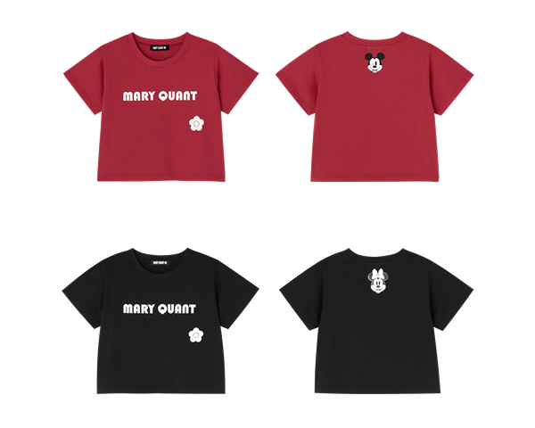 ミッキーマウスデザインレトロロゴ Tシャツ/ミニーマウスデザインレトロロゴ Tシャツイメージ