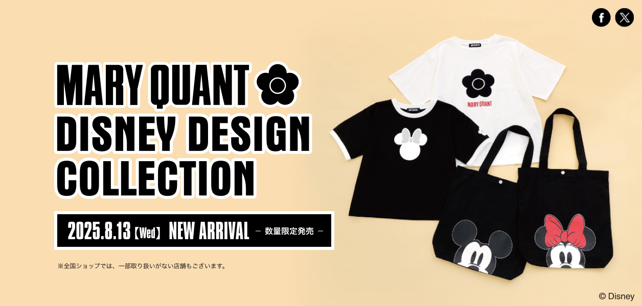 MARY QUANT DISNEY DESIGN COLLECTION【2025.8.13（Wed）NEW ARIIVAL】-数量限定発売- ※全国ショップでは、一部取り扱いがない店舗もございます。