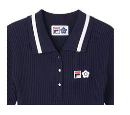 FILA×マリークワント ニット ワンピース